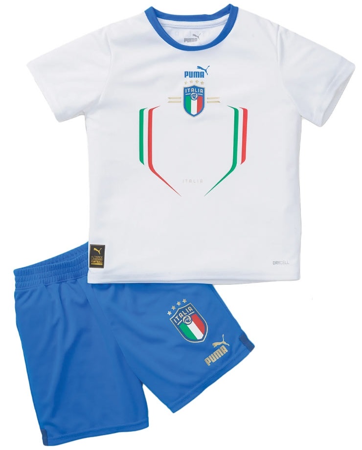 Kit infantil II Seleção da Italia 2022 2023 Puma oficial 